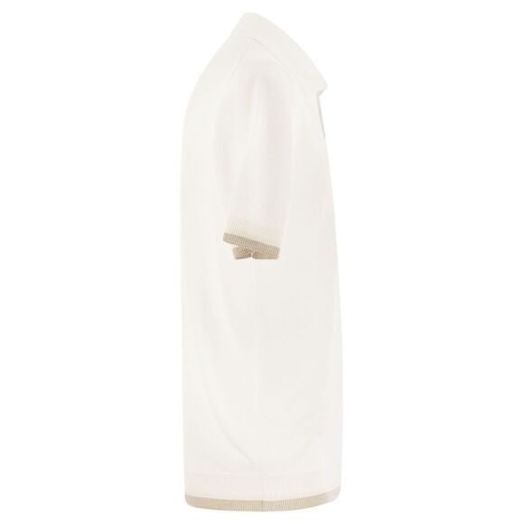 Peserico Men Linen And Cotton Yarn Jersey